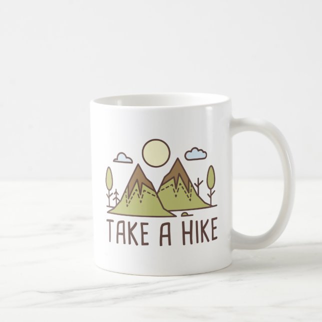 Take A Hike Coffee Mug (Right)