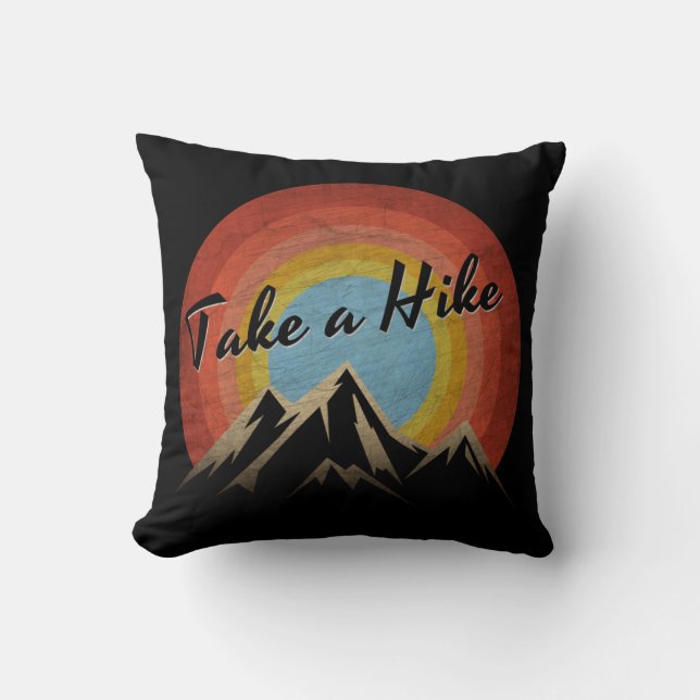 TAKE A HIKE CUSHION (Front)