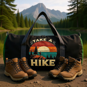 Take A Hike Graphic Duffle Bag