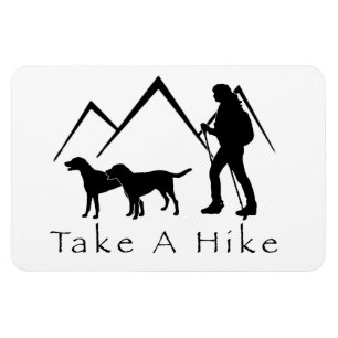Take a Hike Magnet- Mutts/Mixes Magnet