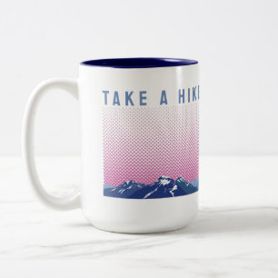Take a Hike / Outdoor  Adventure Two-Tone Coffee Mug