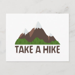 Take A Hike Postcard