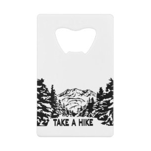 Take a Hike quote monochrome mountain landscape