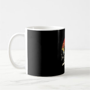 Take a hike retro vintage mountain hiking graphic coffee mug