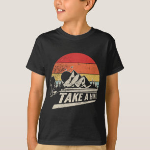 Take a hike retro vintage mountain hiking graphic T-Shirt