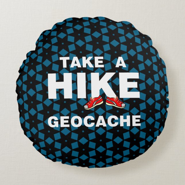 Take A Hike Round Cushion (Front)