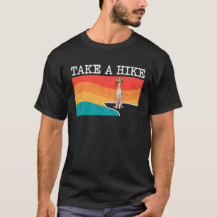 Take A Hike Saluki Graphic Hiking T-Shirt