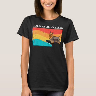 Take A Hike Silky Terrier Graphic Hiking T-Shirt