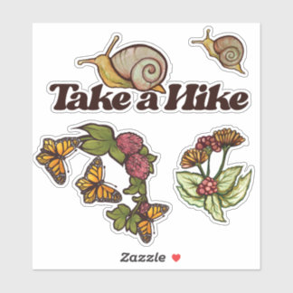 Take a Hike Snail Nature Lover Snails Hiking