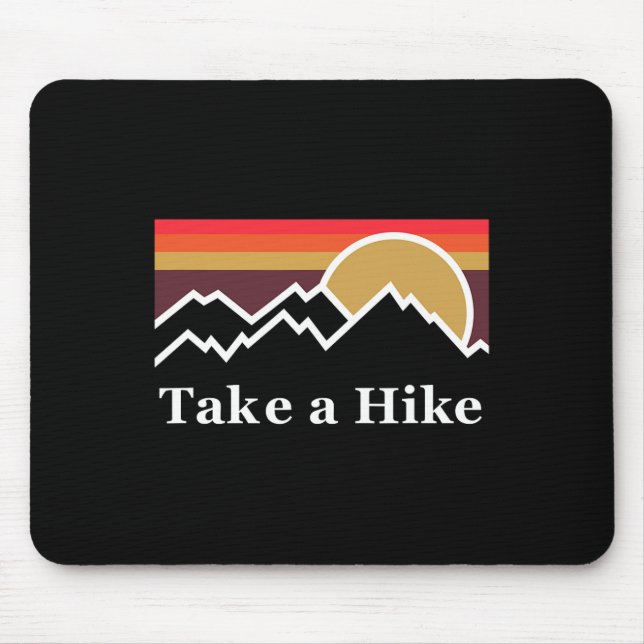 Take A Hike Sun Design Fr Wander  Mouse Mat (Front)