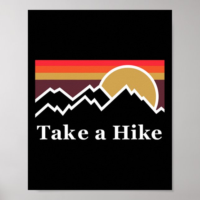 Take A Hike Sun Design Fr Wander  Poster (Front)