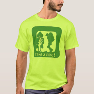take a hike the outdoors safety tshirts