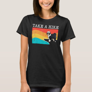 Take A Hike Tibetan Terrier Graphic Hiking T-Shirt
