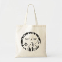 Take A Hike tote bag