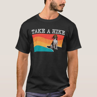 Take A Hike Treeing Walker Coonhound Graphic Hikin T-Shirt