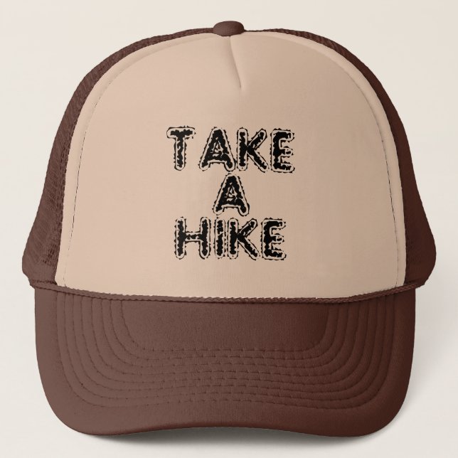 TAKE A HIKE TRUCKER HAT (Front)