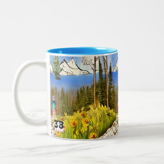 Take a Hike Two-Tone Coffee Mug (Left)
