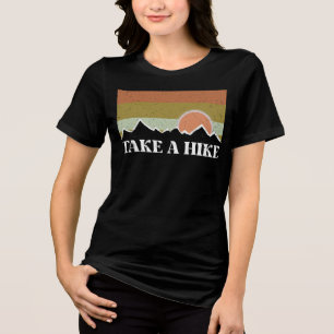 Take a Hike Vintage Hiking Outdoor Adventures Tri-Blend Shirt