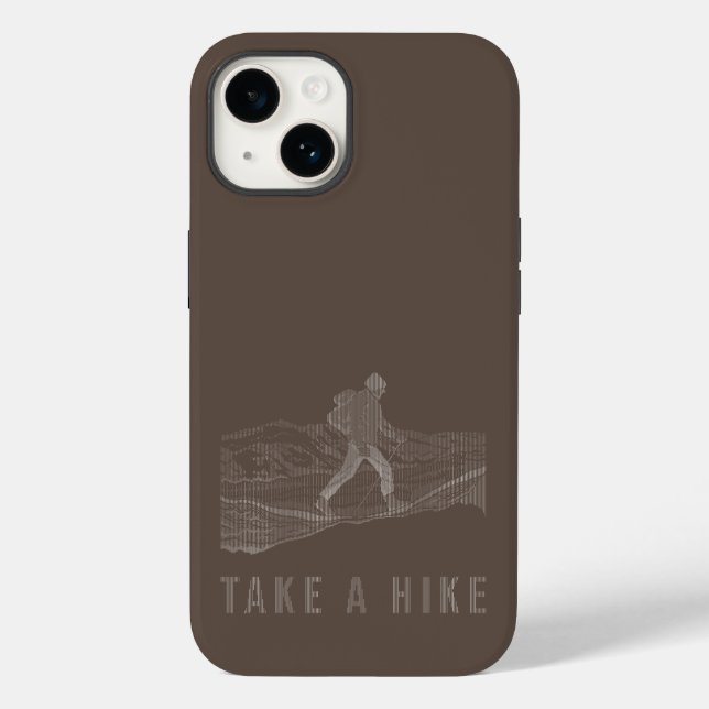 Take a Hike White Case-Mate iPhone Case (Back)