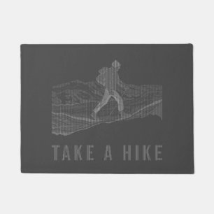 Take a Hike White Doormat