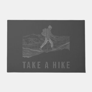 Take a Hike White Doormat