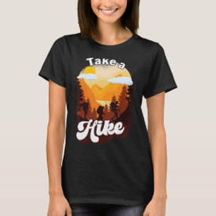 Take a Hike Wildness Campfire Outdoor Survival Bus T-Shirt
