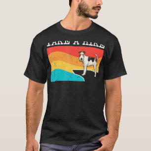 Take A Hike Wire Fox Terrier Graphic Hiking T-Shirt