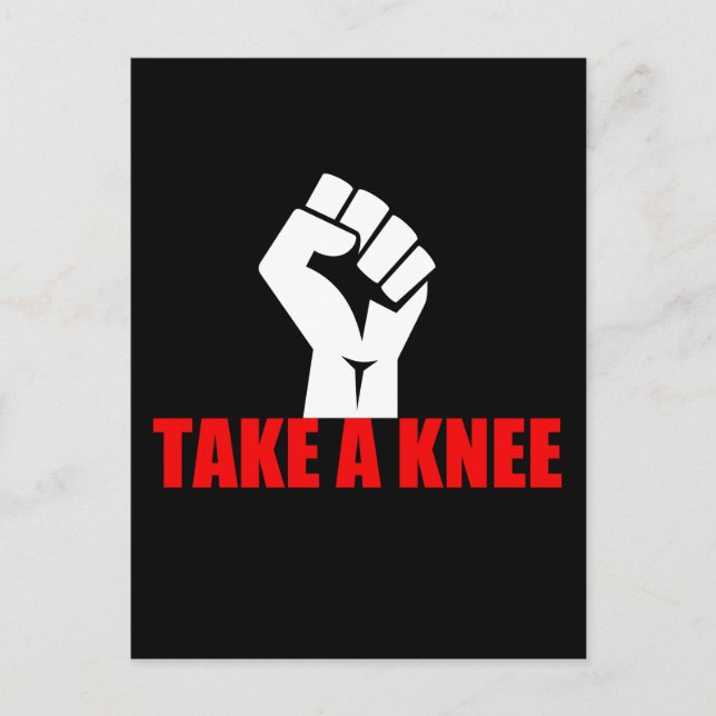 Take a Knee Postcard (Front)
