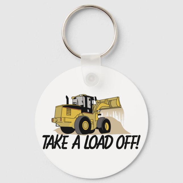 Take A Load Off Key Ring (Front)