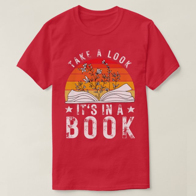 Take a Look its in a Book 9 T-Shirt (Design Front)