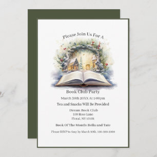 Take A Look It's In A Book, Book Club Invitation
