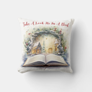 Take A Look It's In A Book Cushion