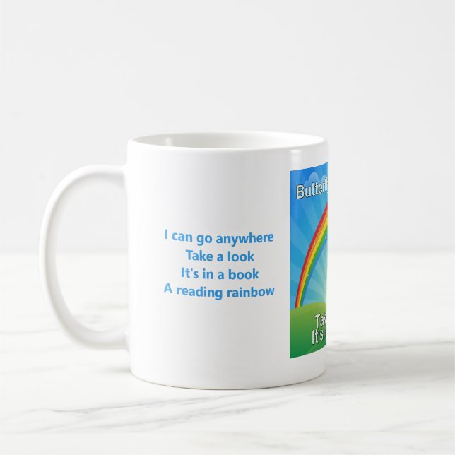 Take a look, It's in a book Mug (Left)