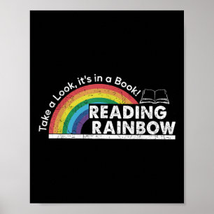 Take A Look Its In A Book Reading Book Vintage Rai Poster