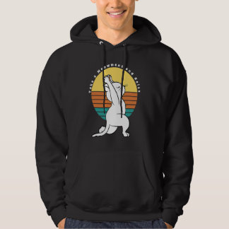 Take A Meowment And Relax Retro Yoga Cat Present Hoodie
