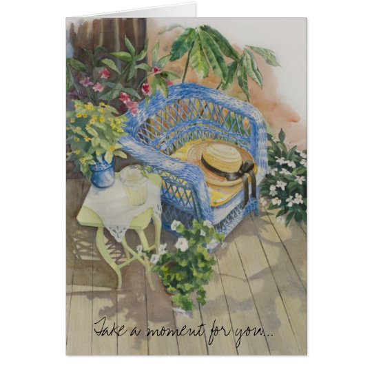 Take a Moment for you.... Card