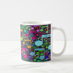 take a note coffee mug