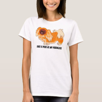 Take a Peek at my Pekingese T-Shirt