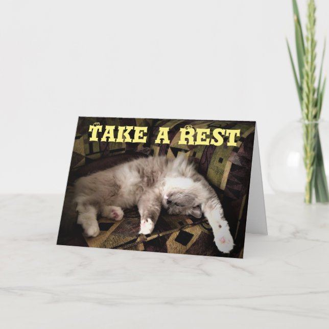 Take a rest, card (Front)