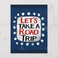 Take A Road Trip Postcard
