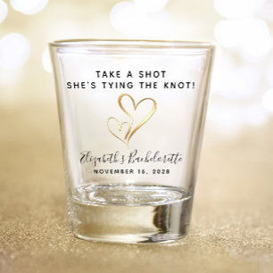 Take A Shot Bachelorette Party Favour Shot Glass