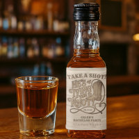Take a Shot Tying the Knot Rustic Bachelor Party