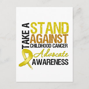 Take a Stand Against Childhood Cancer Postcard