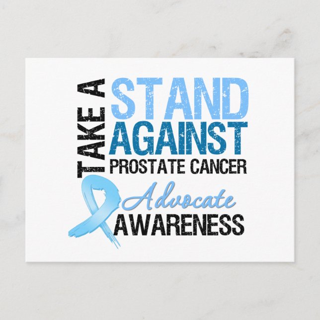 Take a Stand Against Prostate Cancer Postcard (Front)
