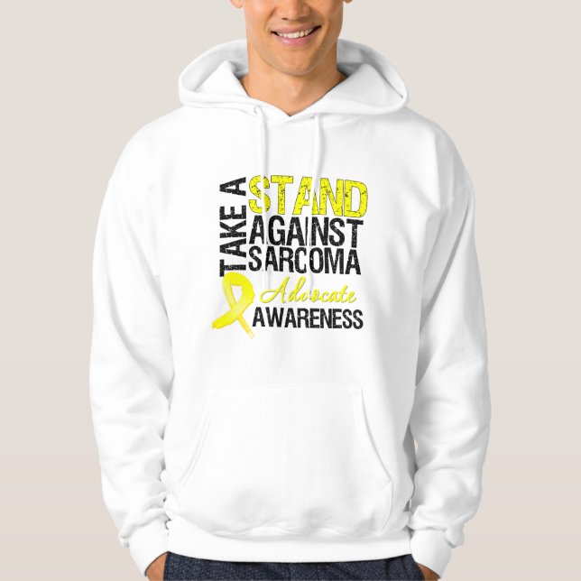 Take a Stand Against Sarcoma Hoodie (Front)