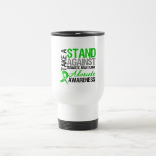 Take a Stand Against Traumatic Brain Injury (TBI) Travel Mug