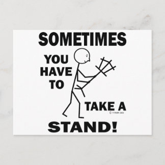 Take A Stand Postcard