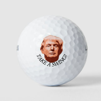 TAKE A SWING AT TRUMP GOLF BALLS