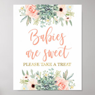 Take a treat succulents sign