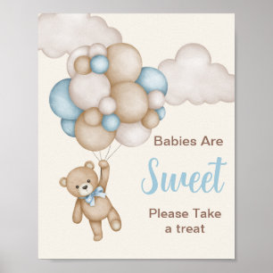 Take a treat Teddy Bear sign